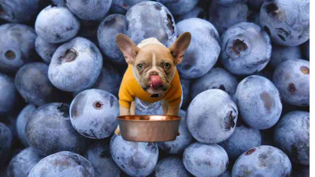 Can french bulldog eat blueberries?